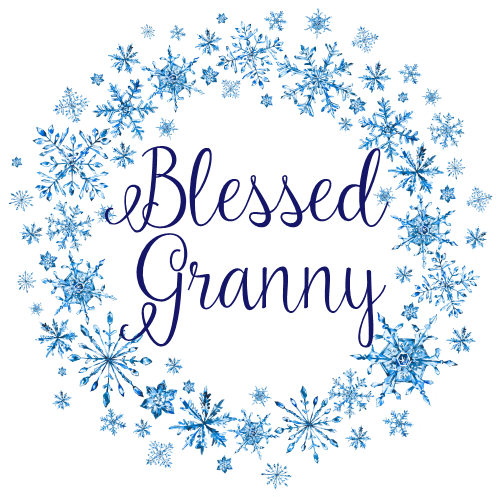 (060-04) Custom Text Snowflake Watercolor