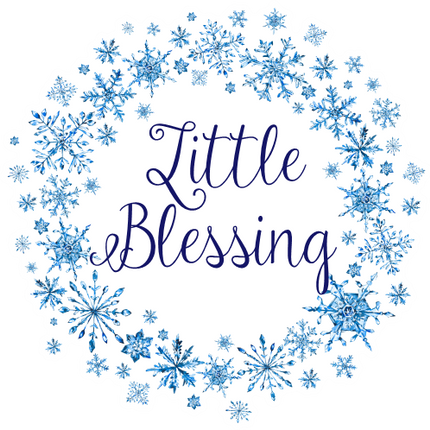 (060-04) Custom Text Watercolor Snowflakes Snow Flakes