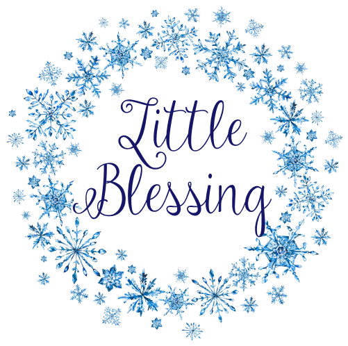 (060-04) Custom Text Snowflake Watercolor