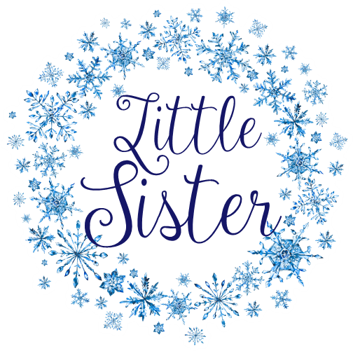 (060-04) Custom Text Snowflake Watercolor