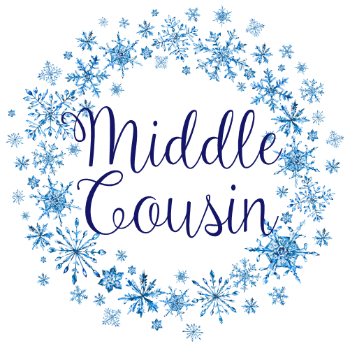 (060-04) Custom Text Snowflake Watercolor
