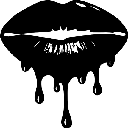 (065-H) Dripping Lips Kiss