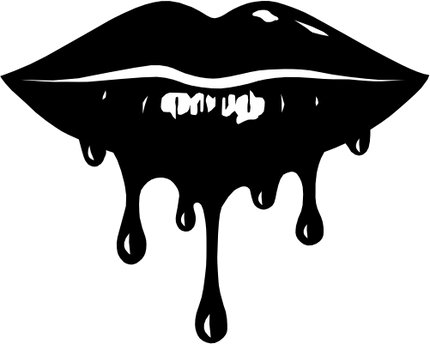 (065-I) Dripping Lips Kiss