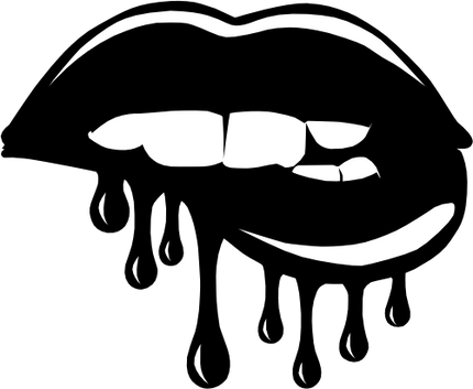 (065-K) Dripping Lips Kiss