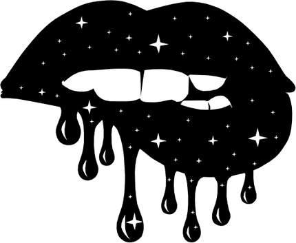 (065-M) Dripping Lips Kiss