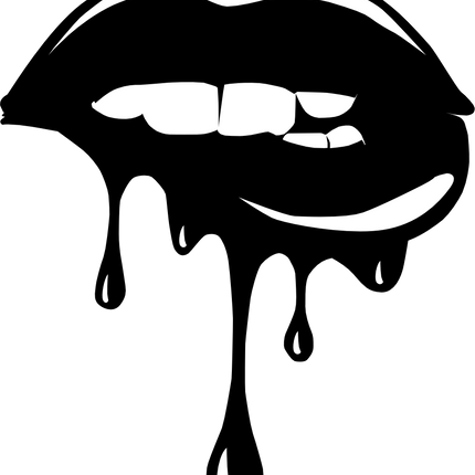 (065-J) Dripping Lips Kiss