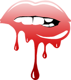 (065-J) Dripping Lips Kiss