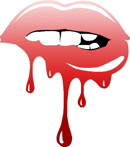 (065-J) Dripping Lips Kiss