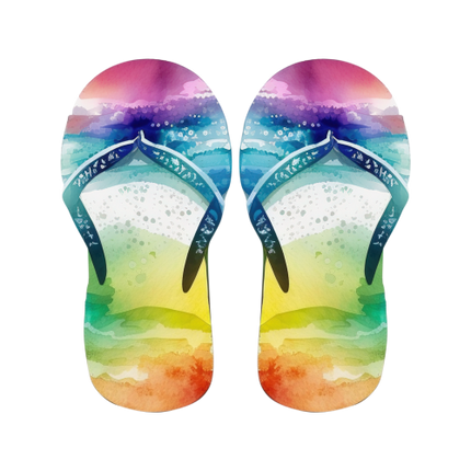 (066-04) Colorful Flip Flops