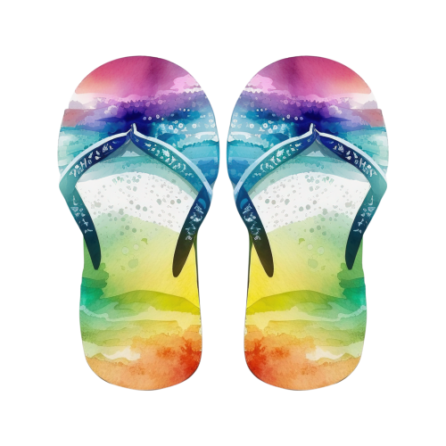 (066-04) Colorful Flip Flops