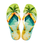 (066-04) Colorful Flip Flops