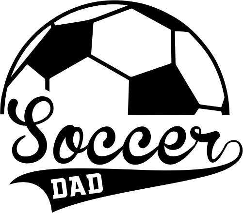 (067-07-1A) Soccer Dad Iron-On Transfer