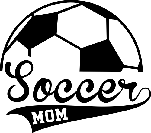 (067-07-1A) Soccer Mom Iron-On Transfer