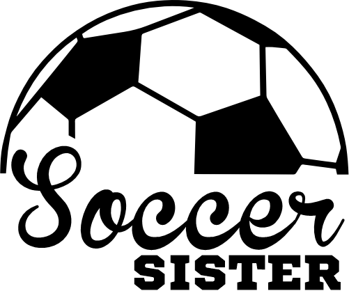 (067-07-1B) Soccer Sister Iron-On Transfer