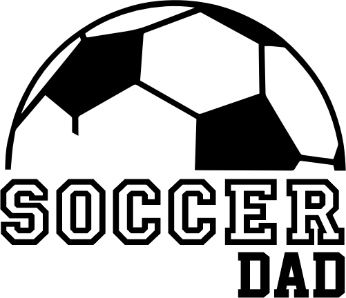 (067-07-1C) Soccer Dad Iron-On Transfer