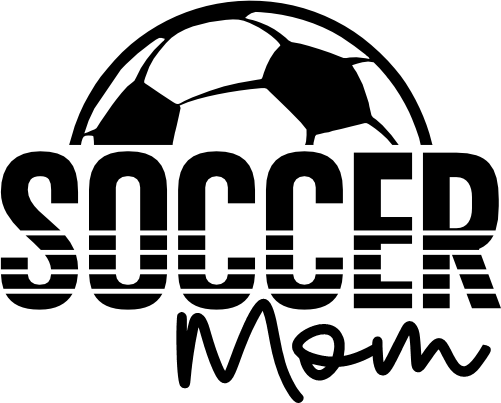 (067-07-1G) Soccer Mom Iron-On Transfer