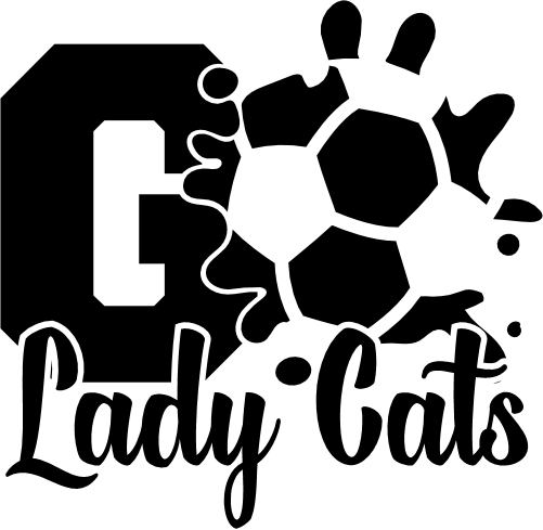 (067-07-1N) Go Lady Cats Soccer Iron-On Transfer