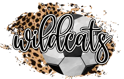 (067-07-1R) Wildcats Soccer Leopard Iron-On Transfer