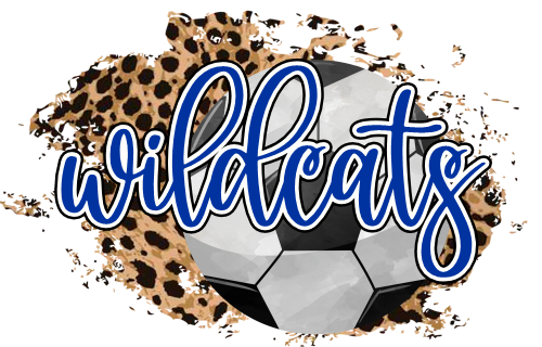 (067-07-1R) Wildcats Soccer Leopard Iron-On Transfer