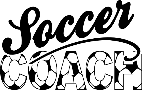 (067-07-1S) Soccer Coach Iron-On Transfer