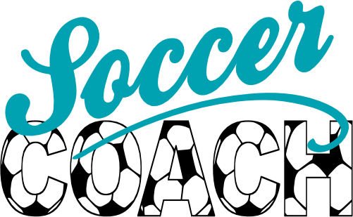 (067-07-1S) Soccer Coach Iron-On Transfer