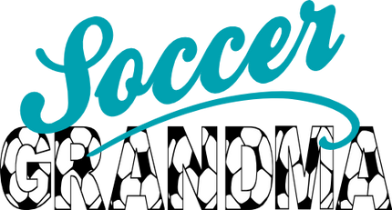 (067-07-1S) Soccer Grandma Iron-On Transfer