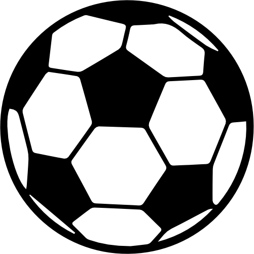 (s067-1-2B) Black White Soccer Ball