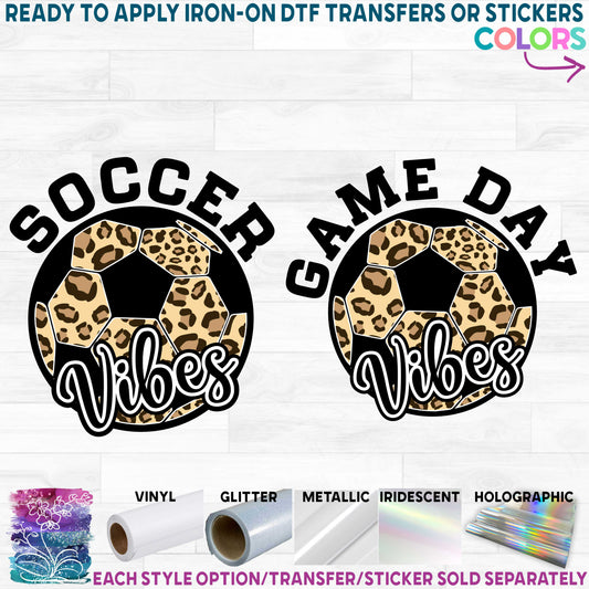 (s067-10A) Game Day Vibes or Soccer Vibes Custom Text