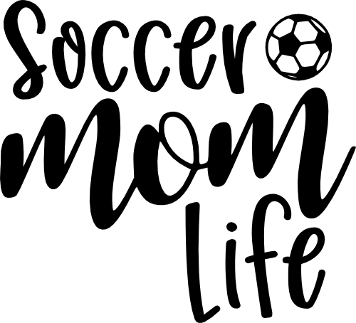 (067-06-1A) Soccer Mom Life Iron-On Transfer