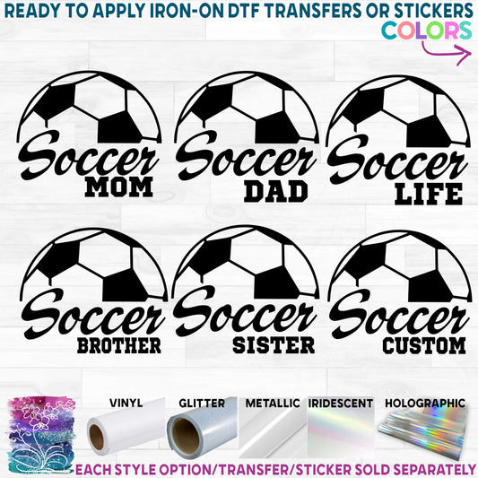 (s067-6B) Soccer Mom Family Custom Text