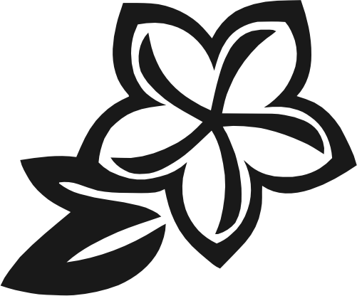 (s068-B) Hawaiian Plumeria Flowers