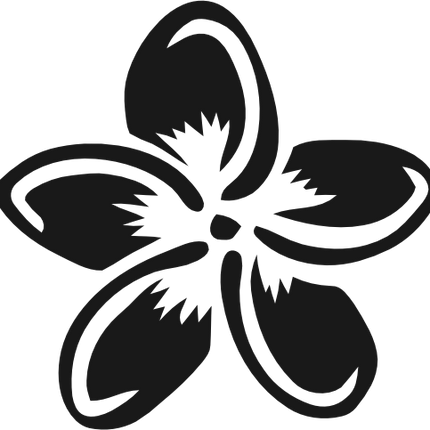 (068-D) Hawaiian Plumeria Flowers