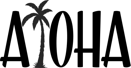 (069-E) Aloha Palm Tree
