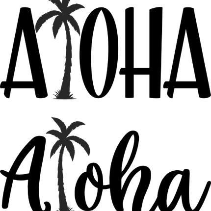 (069-E) Aloha Palm Tree