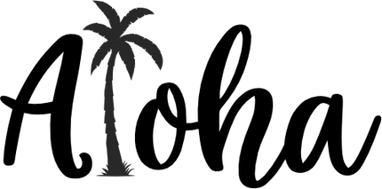 (069-E) Aloha Palm Tree