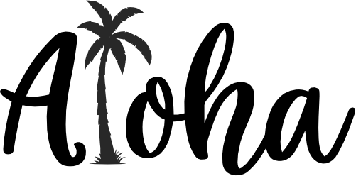 (069-E) Aloha Palm Tree