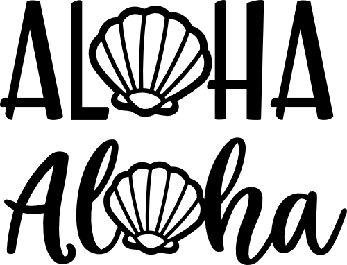 (s069-G) Aloha Sea Shell
