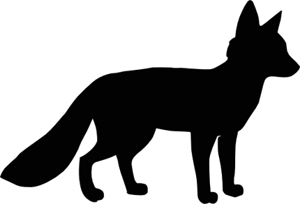 (s006-2-A) Fox Silhouette