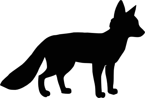 (s006-2-A) Fox Silhouette