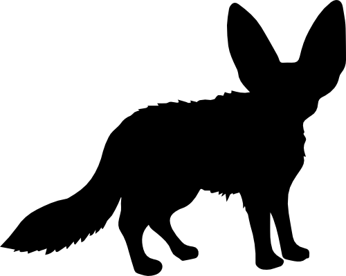 (s006-2-B) Fox Silhouette