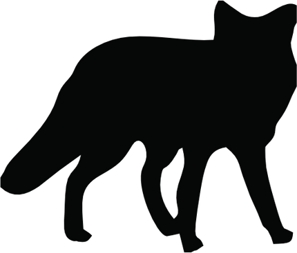 (s006-2-K) Wolf Silhouette