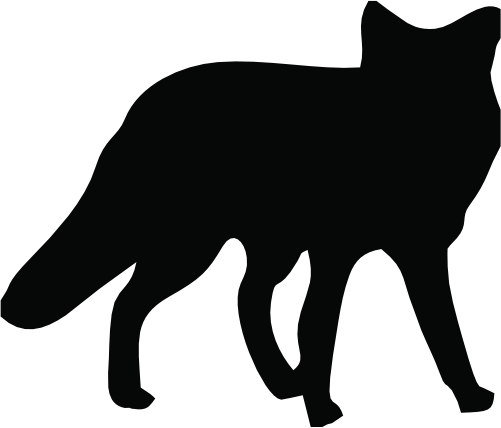 (s006-2-K) Wolf Silhouette