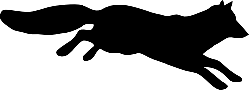 (s006-2-N) Fox Silhouette