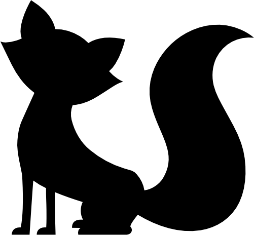 (s006-2-T) Fox Silhouette