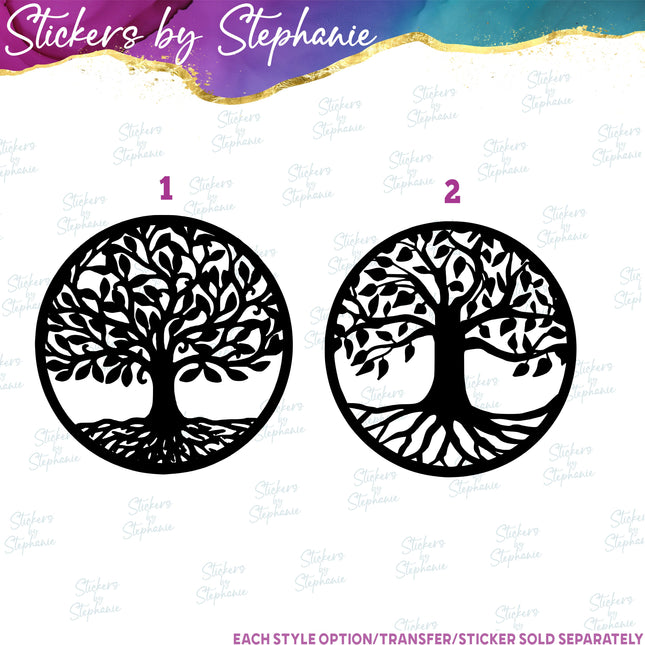 (s7-01-101) Tree of Life Iron-On Transfer