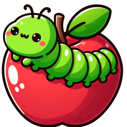 (s007-3N) Caterpillar Apple