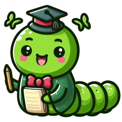 (s007-3O) Caterpillar Graduation Cap