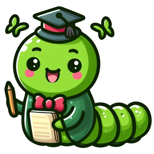 (s007-3O) Caterpillar Graduation Cap