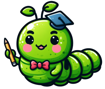 (s007-3R) Caterpillar Graduation Cap