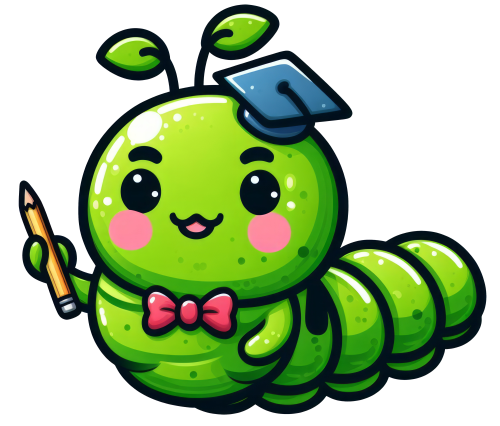 (s007-3R) Caterpillar Graduation Cap